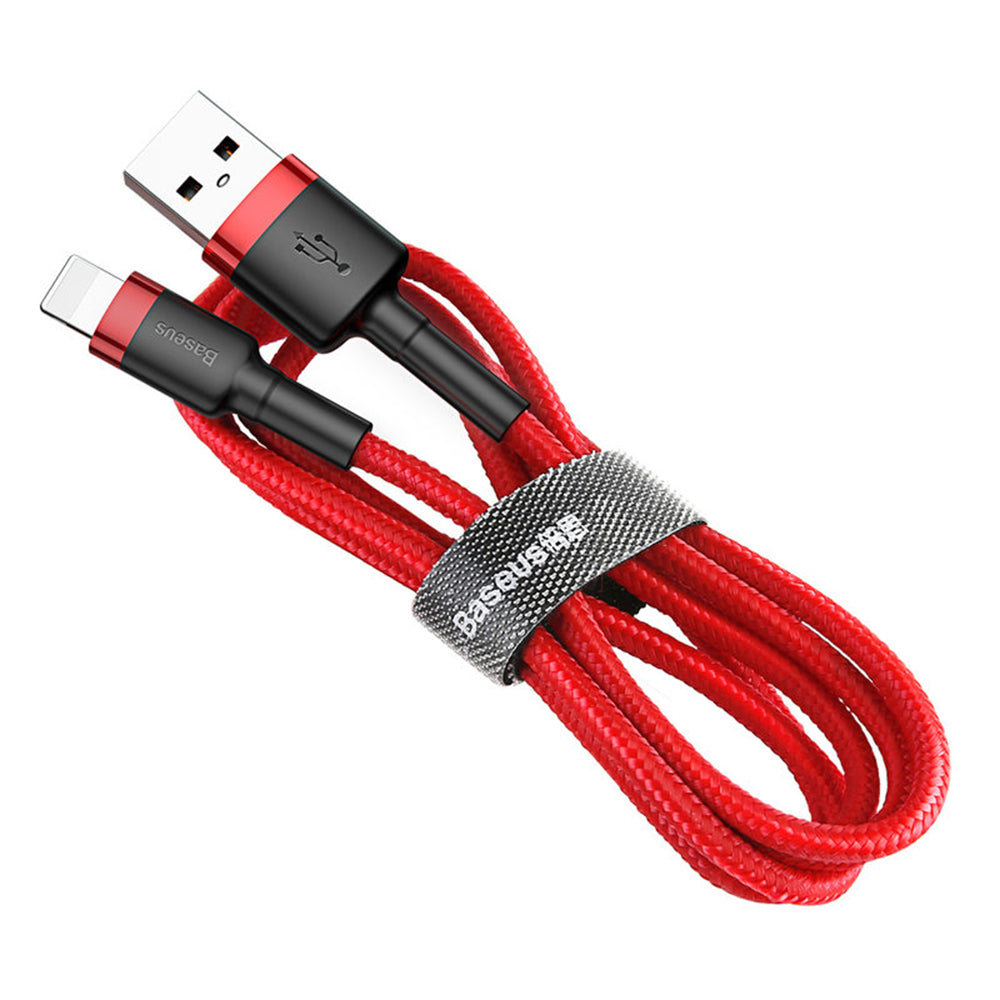 Baseus - Data Cable Cafule - USB to Lightning, 1m - Red