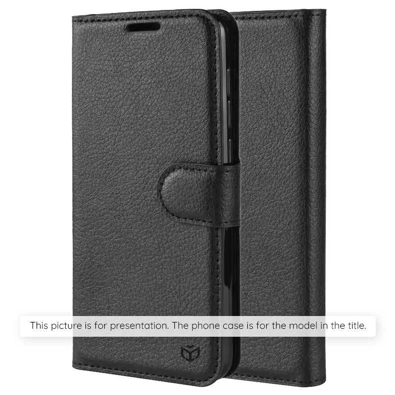 Leather Folio - Xiaomi Redmi Note 14 - Black