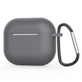 Silicone Case - for AirPods 4, Smooth Ultrathin Material - Gray