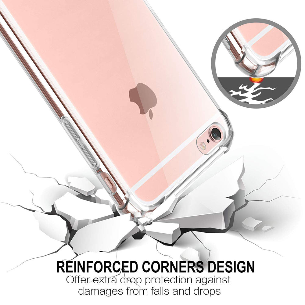 Shockproof Clear Silicone - iPhone 5/ 5s/ SE - Clear