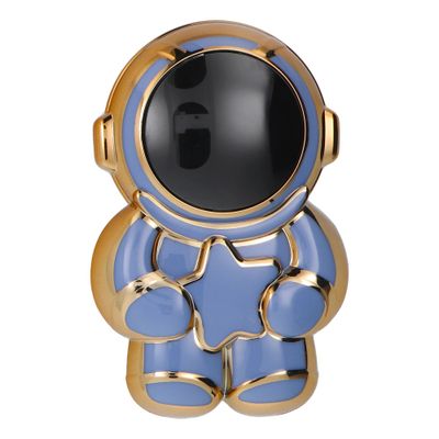 Phone stand ASTRONAUT - stick-on - blue