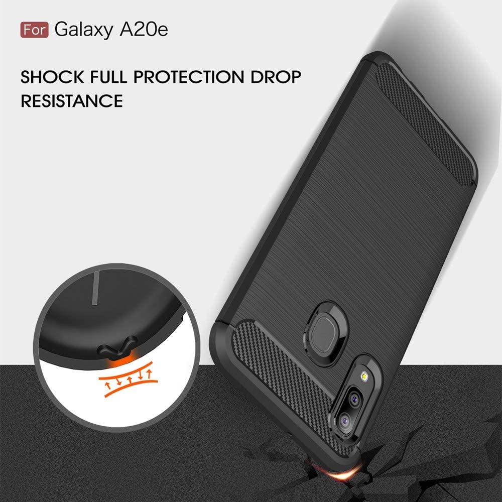 Carbon Silicone - Samsung Galaxy A20e - Black