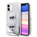 Karl Lagerfeld Liquid Glitter Case - iPhone 11 (Black – KLHCN61LDHKCNS)