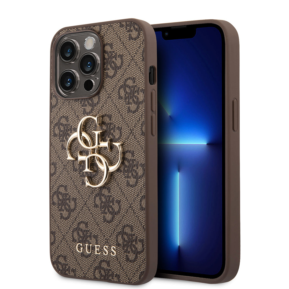 Guess - Hardcase 4G Big Metal Logo - iPhone 14 Pro Max - Brown