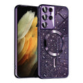 Luxury Glitter MagSafe - Samsung Galaxy S21 Ultra 5G - Deep Purple