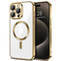 Luxury Crystal MagSafe - iPhone 15 Pro Max - Gold