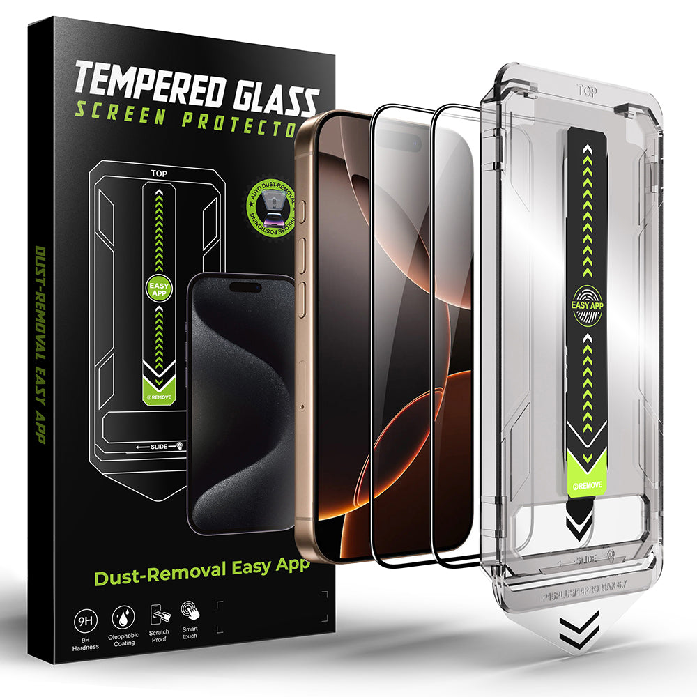 TitanGlass FullCover (2 pack) - iPhone 17 Air - Black