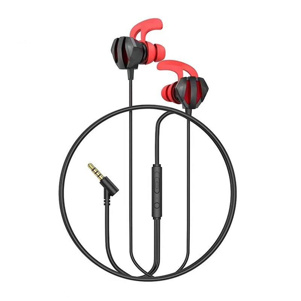 Wired Earphones Sharp - 3.5mm, Microphone, Gaming, 1.2m - Black