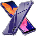 Shockproof Clear Silicone - Samsung Galaxy A10 - Smoke Black