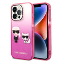 Karl Lagerfeld Back Cover Case  – iPhone 14 Pro (Pink - KLHCP14LTGKCP)