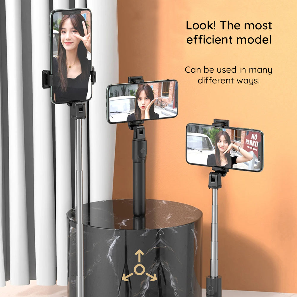 Selfie Stick (S05) - Tripod, Bluetooth Remote, 100cm - Black