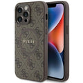 GUESS case IPHONE 13 Pro Max GUHMP13XG4GFRW 4G Ring brown