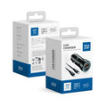 BLUE STAR car charger 25W Type C + USB + cable Type C to Lightning PD black