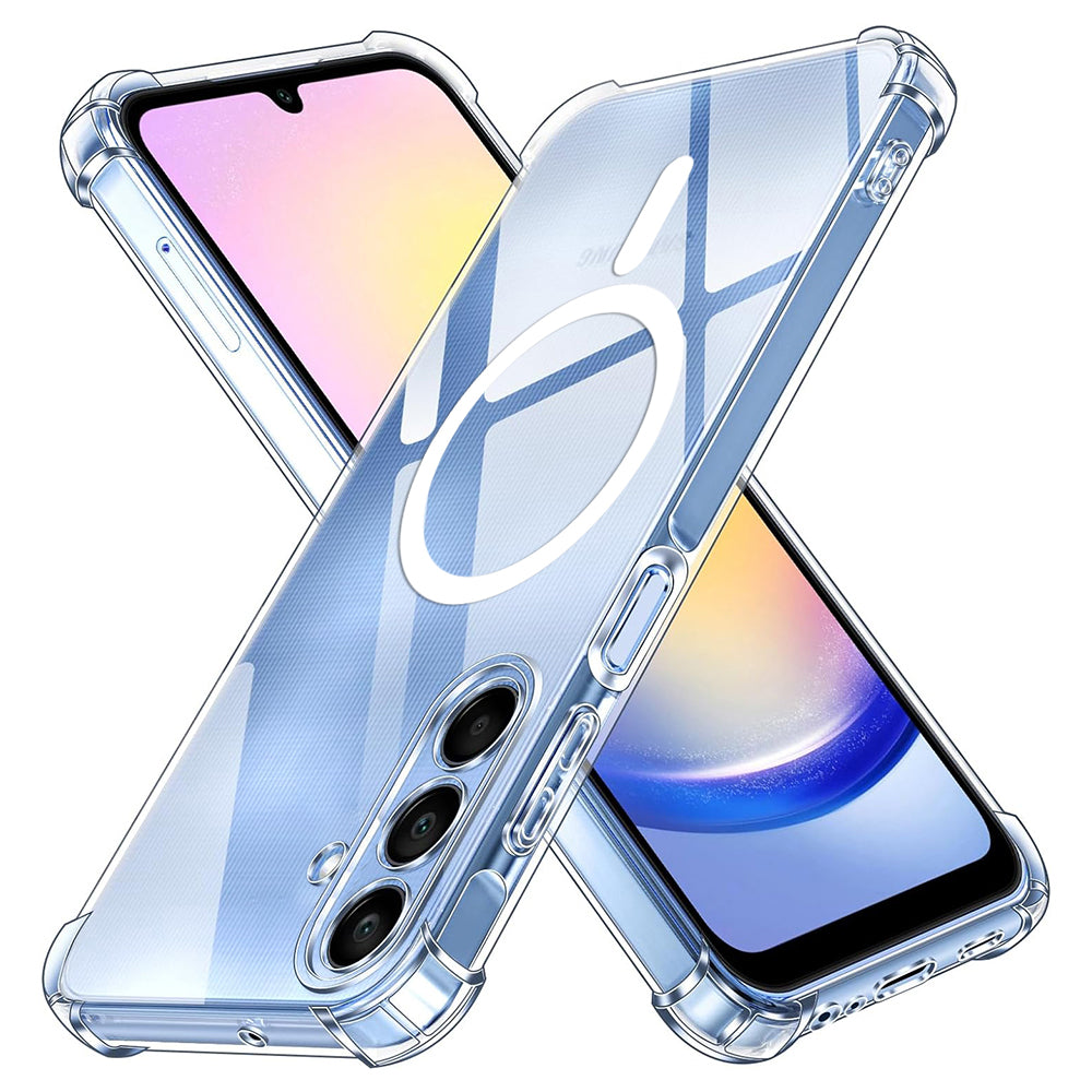 Shockproof Clear Silicone MagSafe - Samsung Galaxy A25 5G - Clear