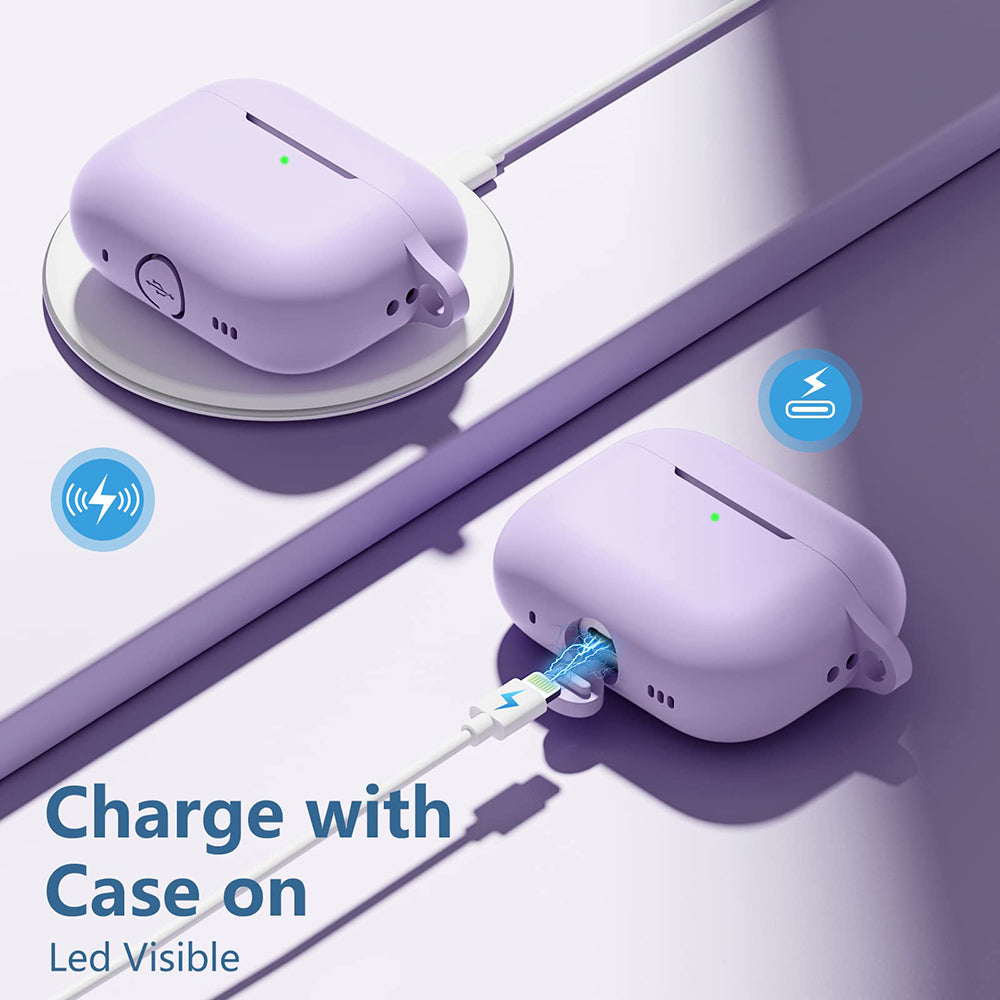 Silicone Case - for Apple AirPods Pro 1 / 2 - Purple