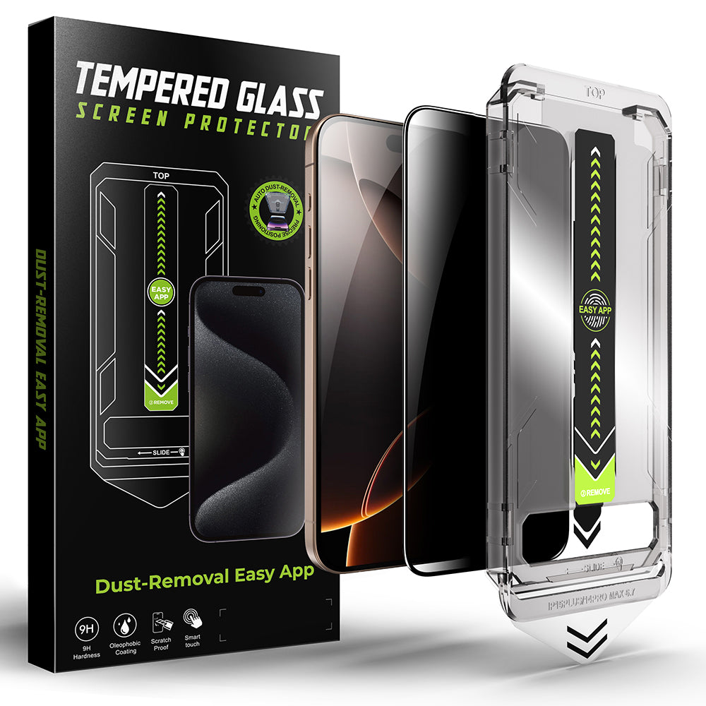 TitanGlass FullCover - iPhone 13/iPhone 13 Pro/iPhone 14/iPhone 16e - Privacy
