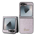 Guess - Glitter Script - Samsung Galaxy Z Flip6 - Pink