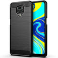 Carbon Silicone - Xiaomi Redmi Note 9S / Redmi Note 9 Pro - Black