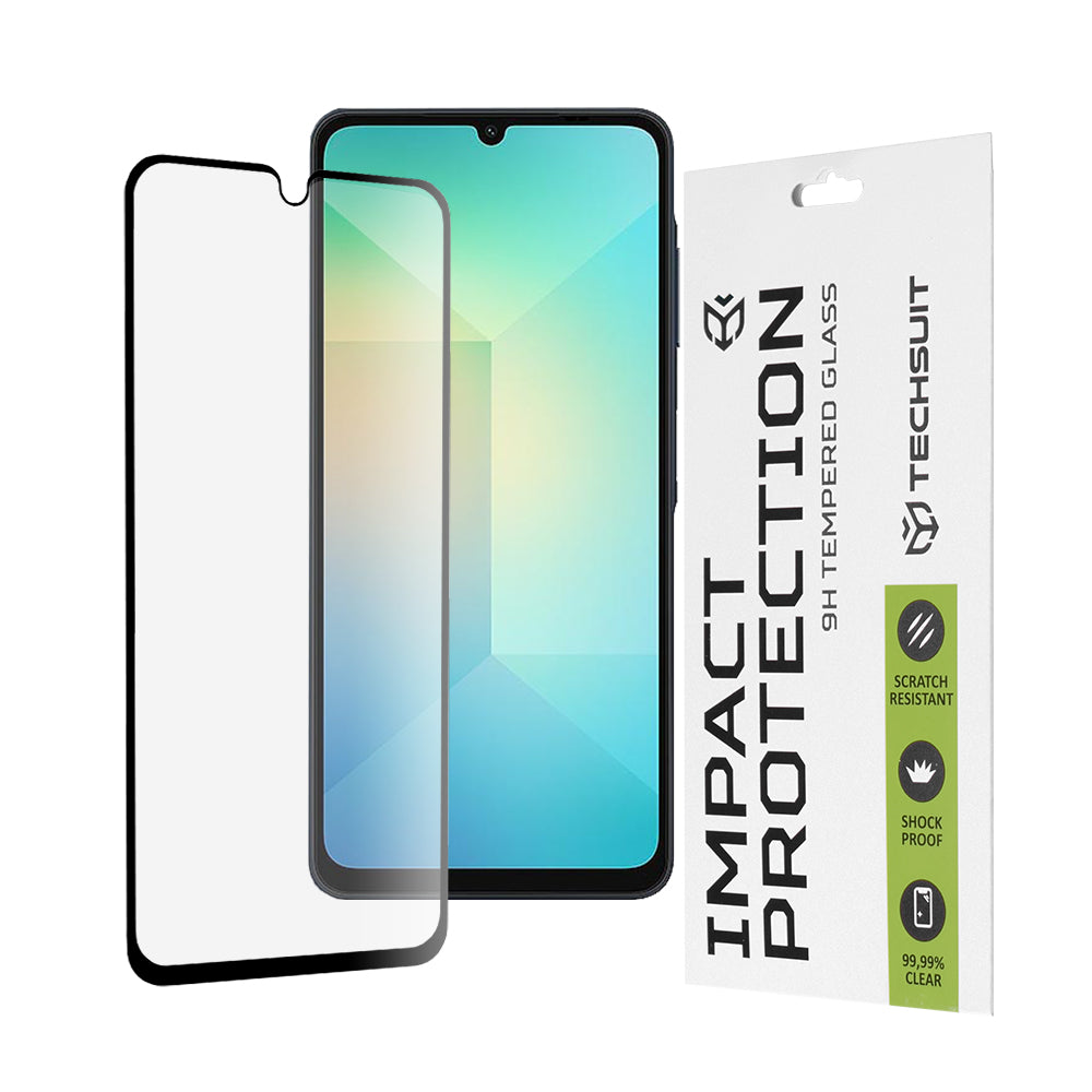 111D Full Cover / Full Glue Glass - Samsung Galaxy A06 - Black