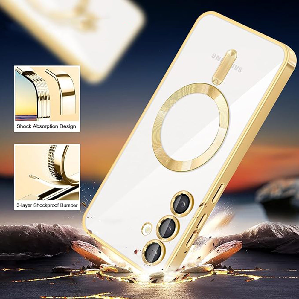 Luxury Crystal MagSafe - Samsung Galaxy S23 FE - Gold