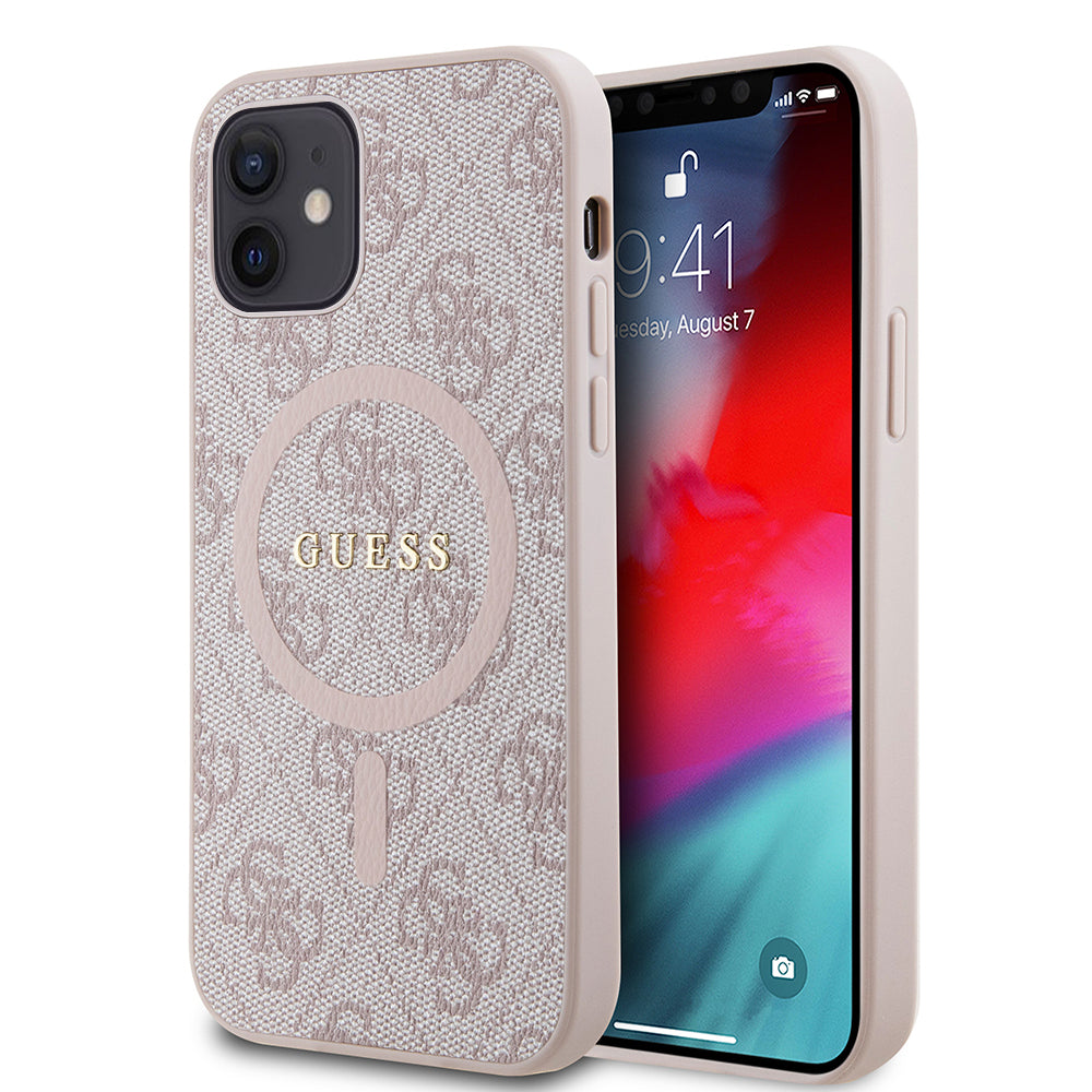 Guess - 4G Ring Classic Logo MagSafe - iPhone 12 / iPhone 12 Pro - Pink