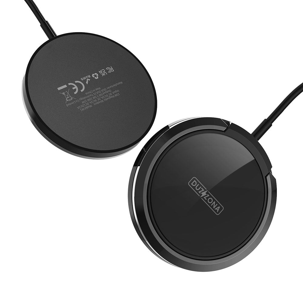 Duzzona - Wireless Charger - with Desk Stand, 15W - Black