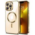 Luxury Crystal MagSafe - iPhone 13 Pro Max - Gold