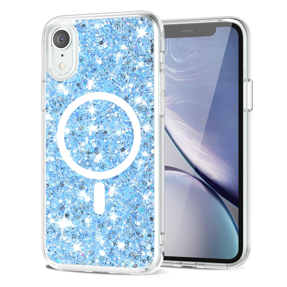 Sparkly Glitter MagSafe - iPhone XR - Blue