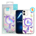 Case Iridiscente Metallica Magsafe with Drawings iPhone 15 - Color : 5