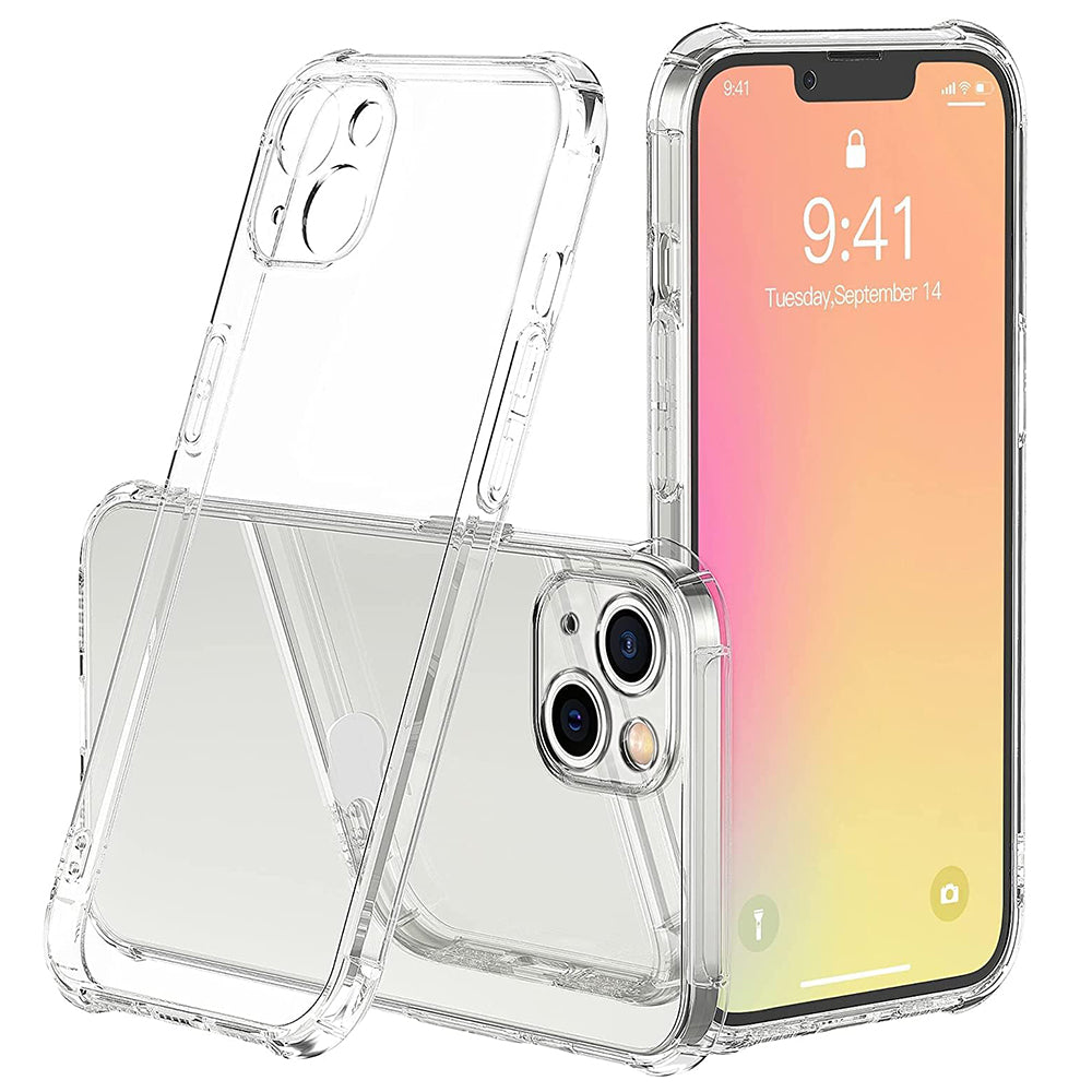 Shockproof Clear Silicone - iPhone 13 mini - Clear