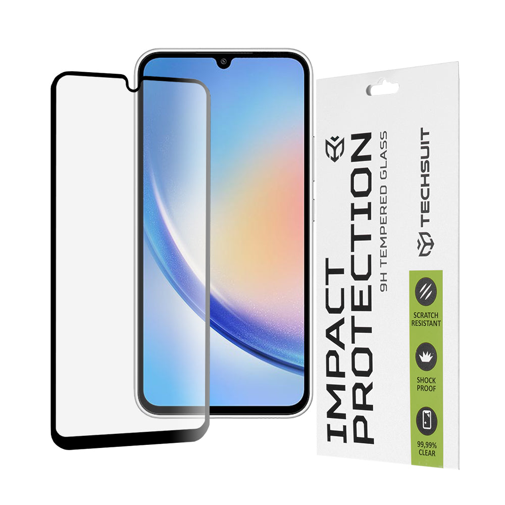 111D Full Cover / Full Glue Glass - Samsung Galaxy A34 5G - Black