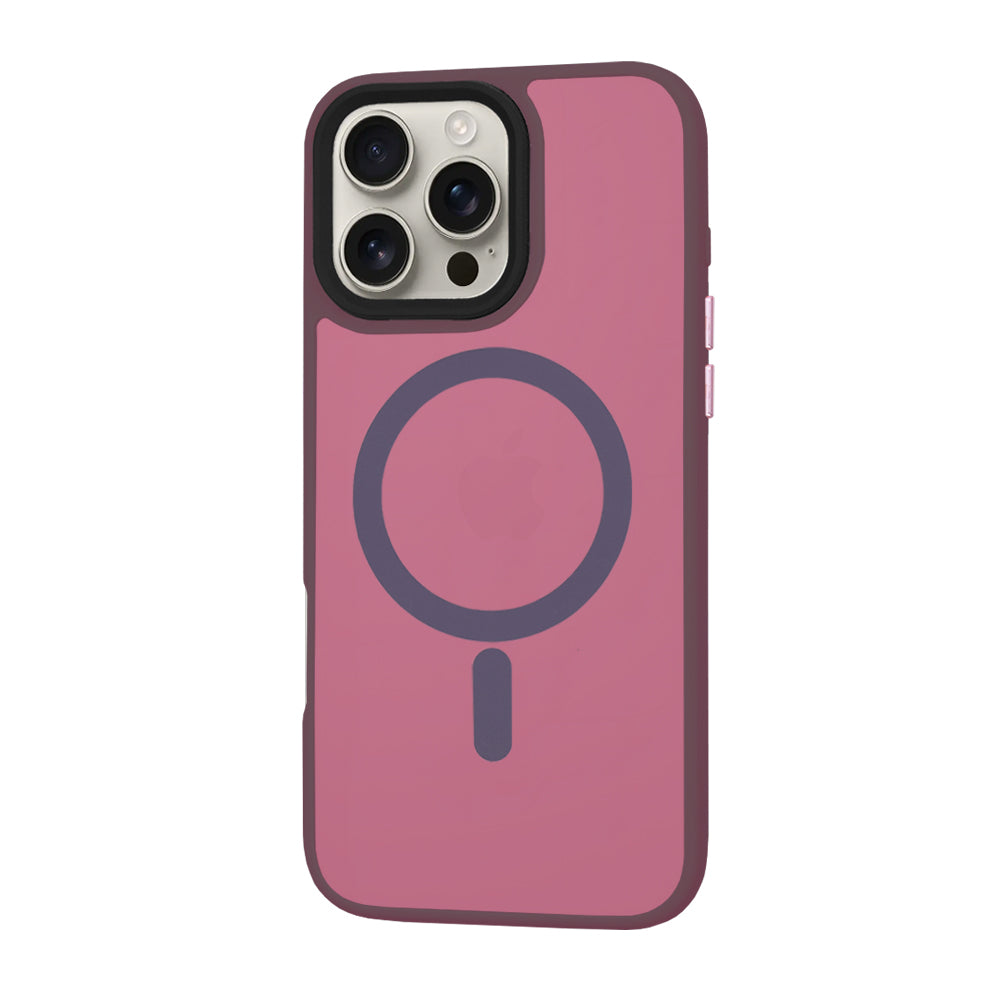 HaloFrost MagSafe Series - iPhone 16 Pro Max - Bordeaux