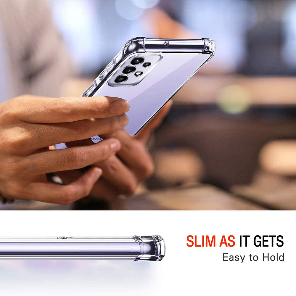 Shockproof Clear Silicone - Samsung Galaxy A52 4G/A52 5G/A52s 5G - Clear