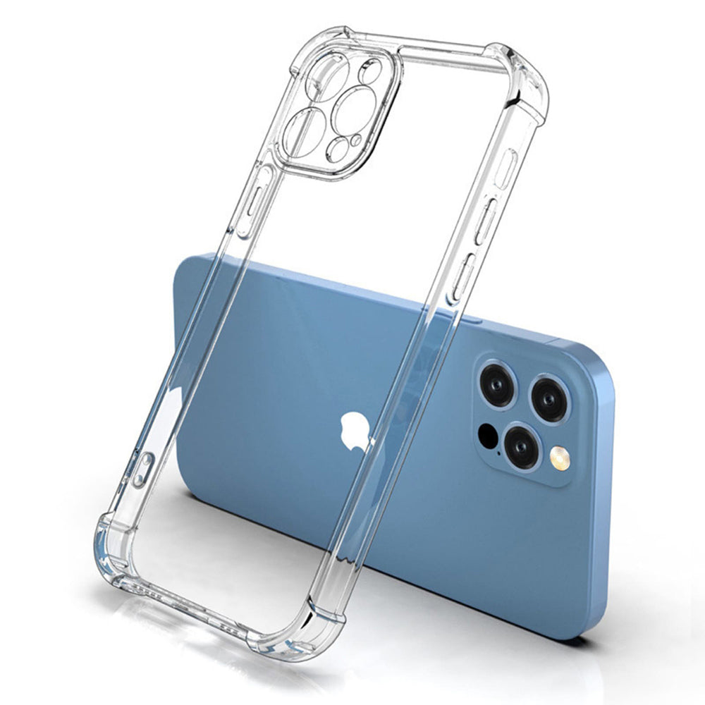 Shockproof Clear Silicone - iPhone 15 Pro Max - Clear