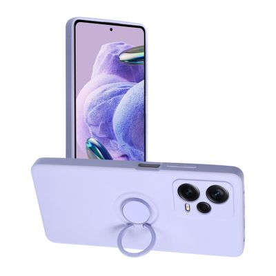 SILICONE RING case for XIAOMI Redmi Note 12 Pro Plus 5G violet