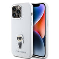 Karl Lagerfeld Hard Case – iPhone 15 Pro Max (White – KLHCP15XSMHKNPH)