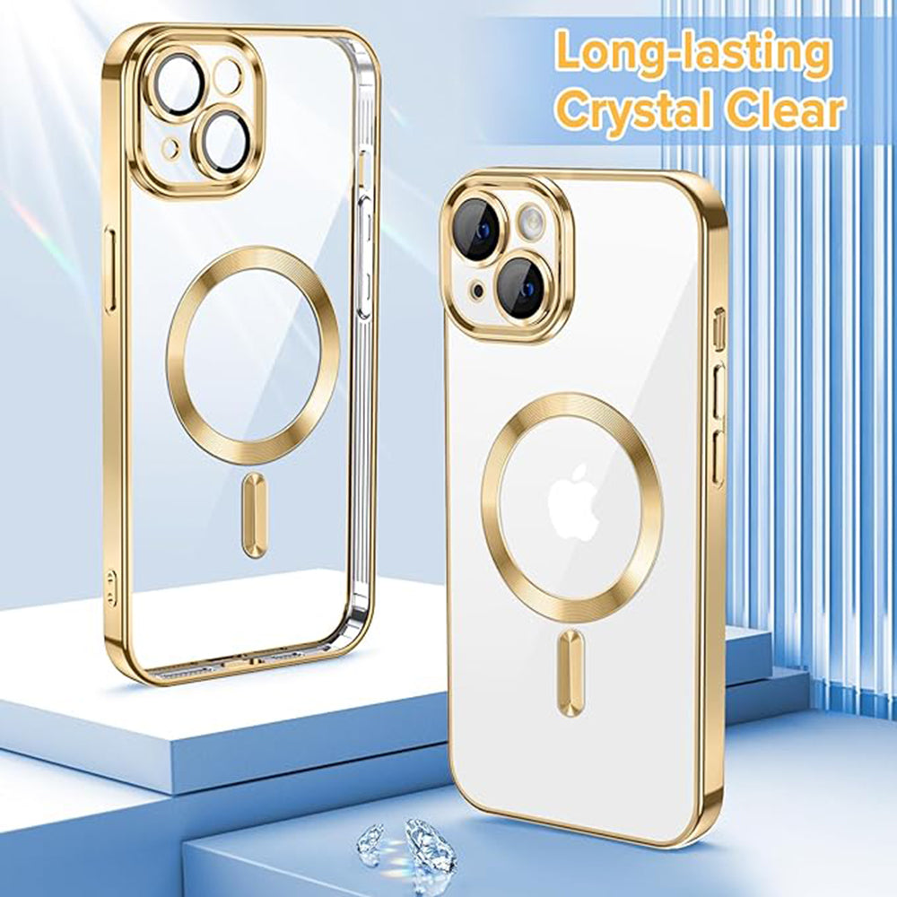 Luxury Crystal MagSafe - iPhone 13 - Gold