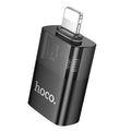 HOCO adapter OTG Lightning (m) to USB A (f) UA36 black transparent