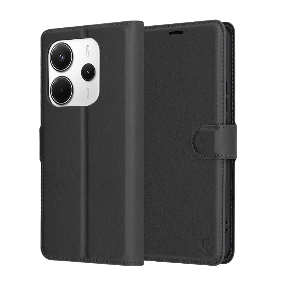 Leather Folio - Xiaomi Redmi Note 14 4G (Standard) - Black
