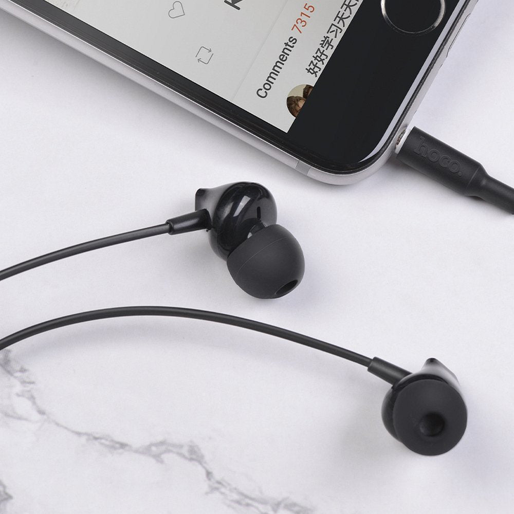 Wired Earphones Perfect Sound - Hi-Fi Stereo, 3.5mm, Microphone, 1.2m - White