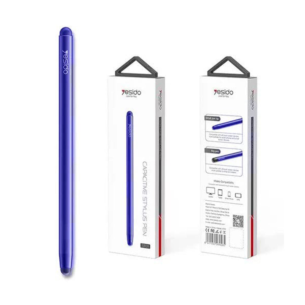 Yesido - Stylus Pen (ST01) - Aluminum Alloy, Android, iOS, Microsoft - Blue