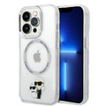 Karl Lagerfeld Magsafe Case - iPhone 14 Pro Max (Clear – KLHMP14XHNKCIT)