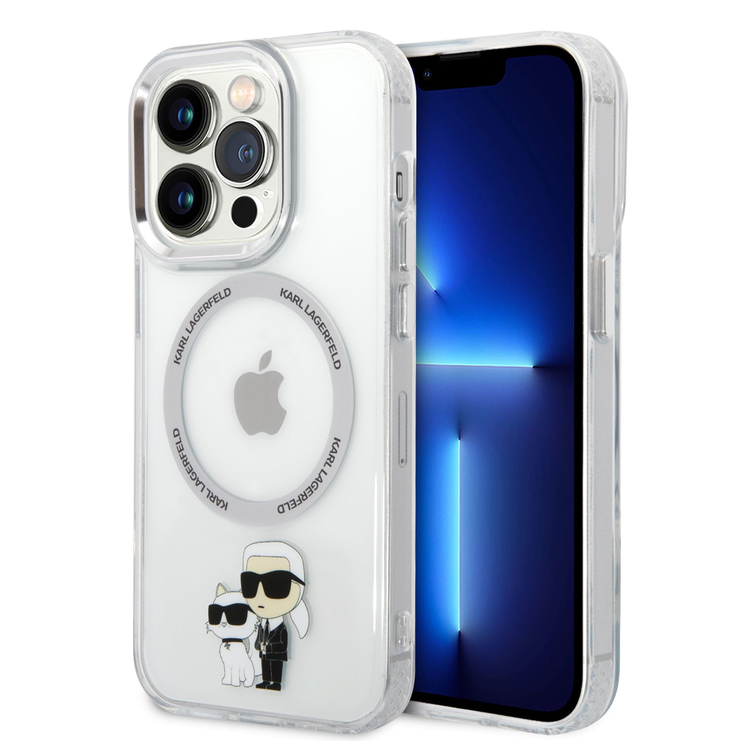 Karl Lagerfeld Magsafe Case - iPhone 14 Pro Max (Clear – KLHMP14XHNKCIT)