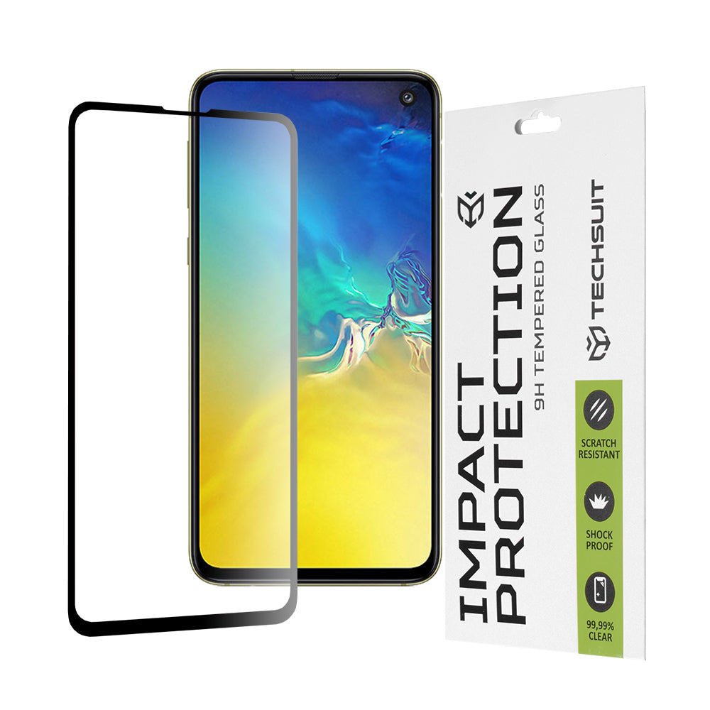 111D Full Cover / Full Glue Glass - Samsung Galaxy S10e - Black