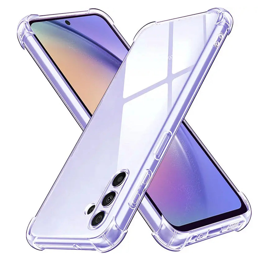 Shockproof Clear Silicone - Samsung Galaxy A54 - Clear