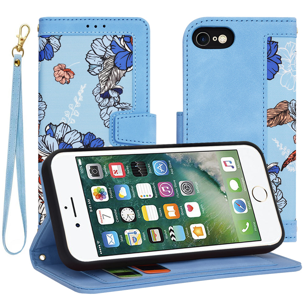 FlipCraft - iPhone 7 / iPhone 8 / iPhone SE - Vibrant Blue
