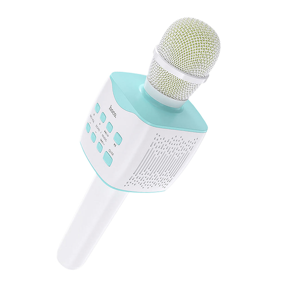 Hoco - Portable Microphone (BK5) - for Karaoke, 5W, LED - Blue
