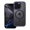 COLOR EDGE MAG COVER case with MagSafe for IPHONE 16 Pro deep purple