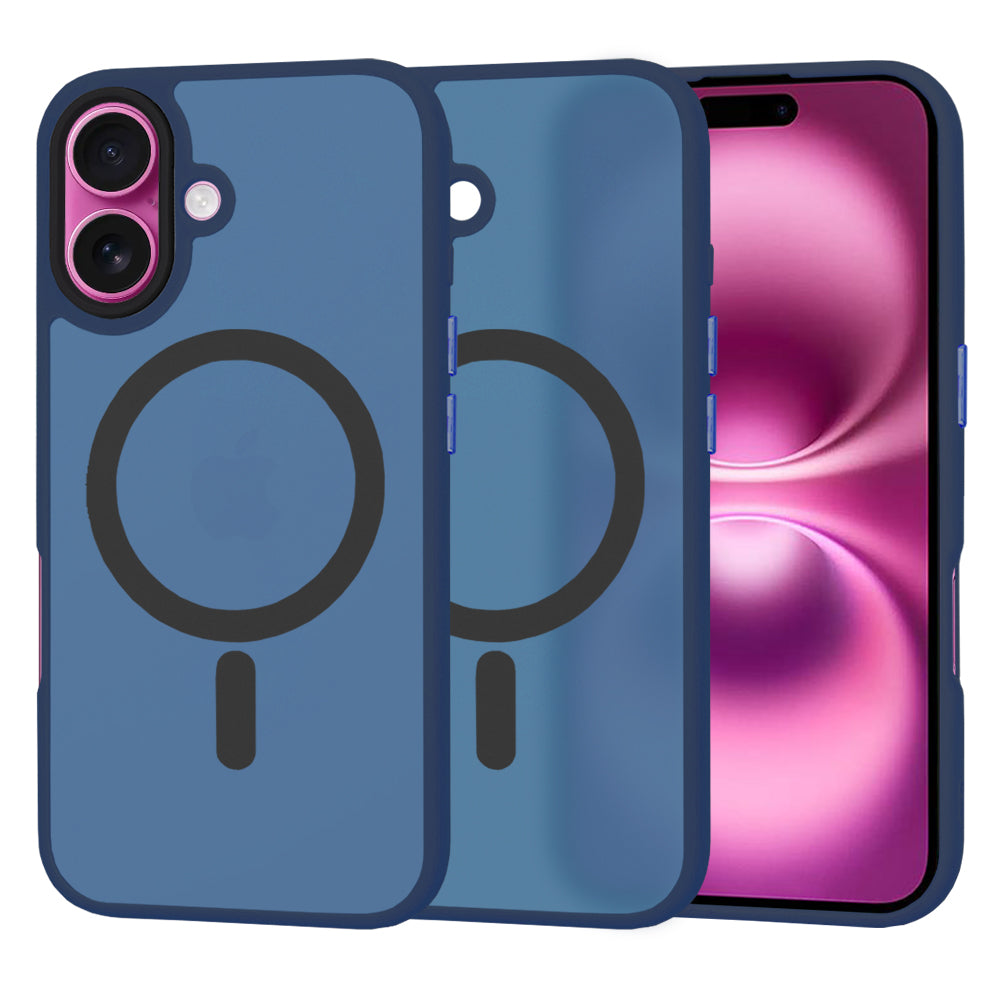 HaloFrost MagSafe Series - iPhone 16 Plus - Deep Blue