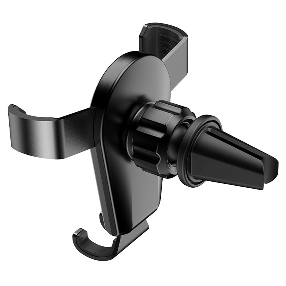 Hoco - Car Holder Gold Shield - Gravity Grip for Air Vent - Black